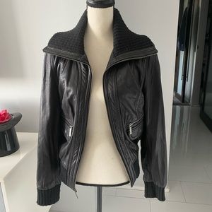 Michael Kors Leather Jacket Size L